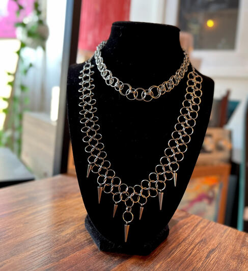 Stainless Steel Chainmail Necklaces